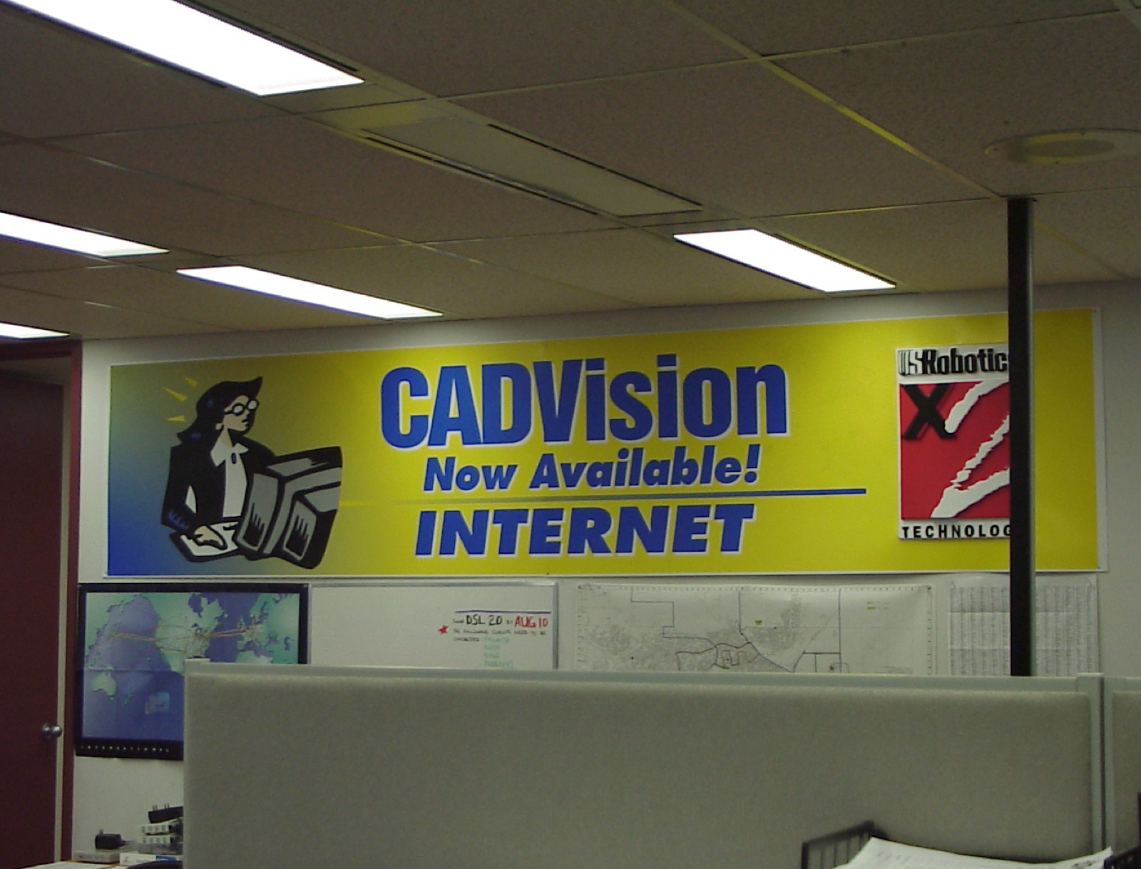 The office banner