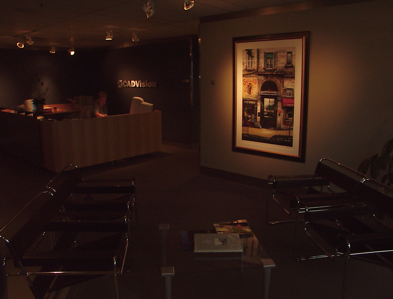 The reception lounge