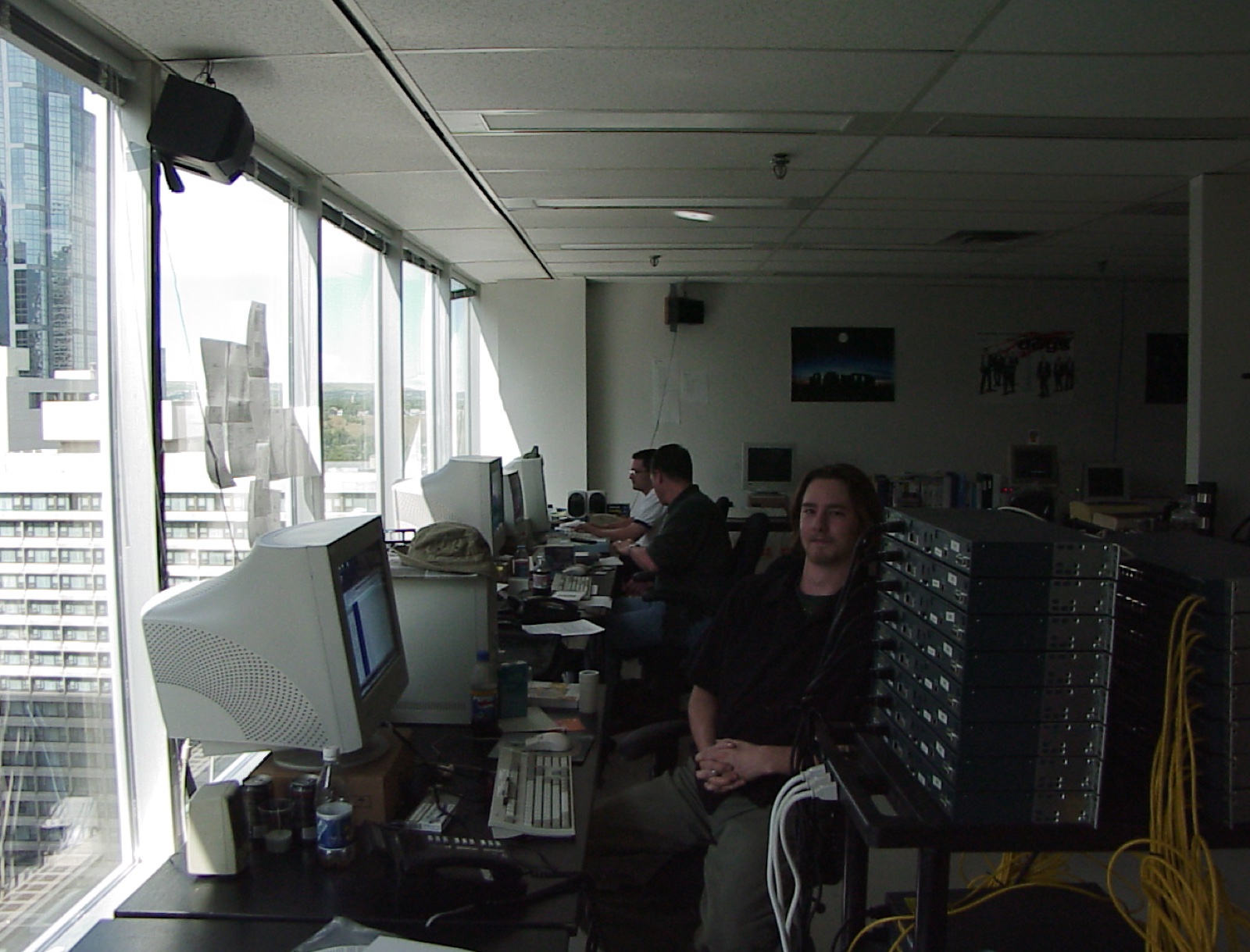 The view from the office